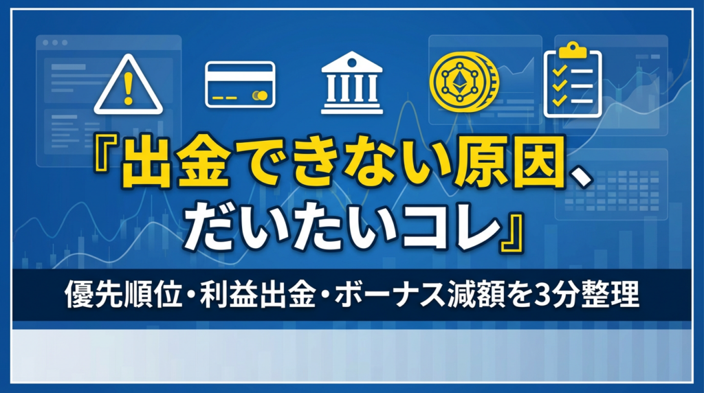 出金できない